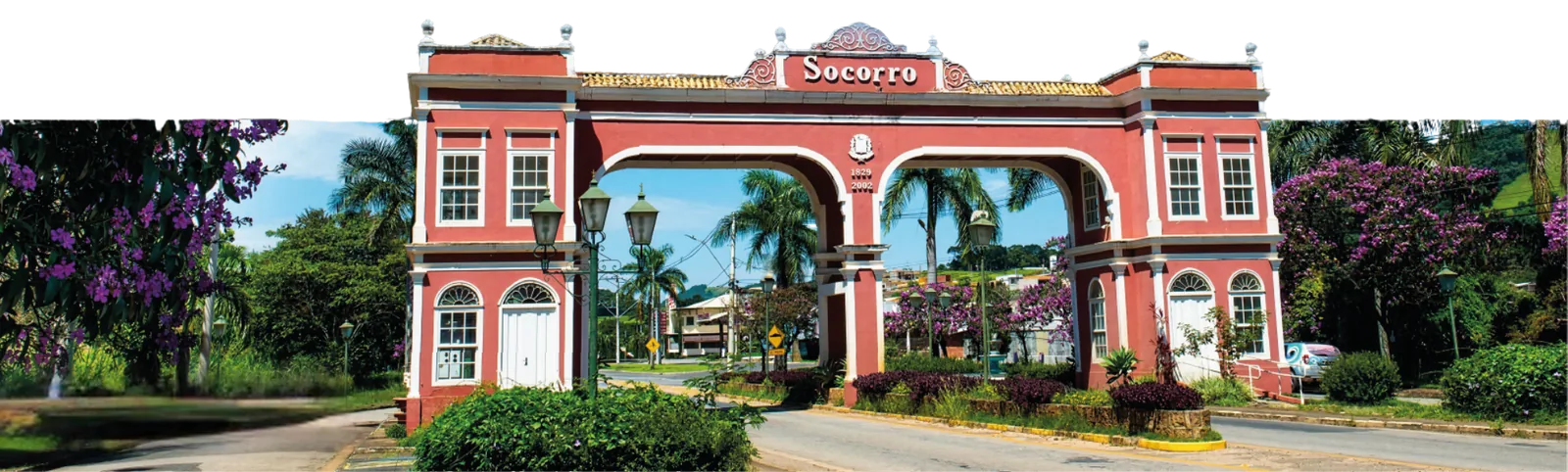 Portal histórico de entrada da cidade de Socorro, São Paulo